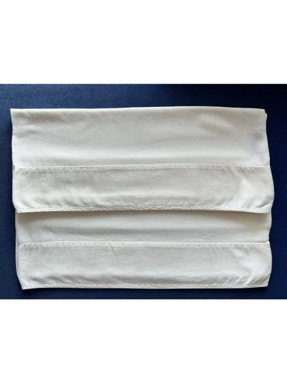 SFERRA Pillowcase PAIR Std IVORY Cream 100% Egyptian Cotton ITALY LUXURY Linens